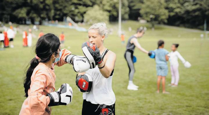 Sommer im Blaupark: Boxen und Selbstbehauptung